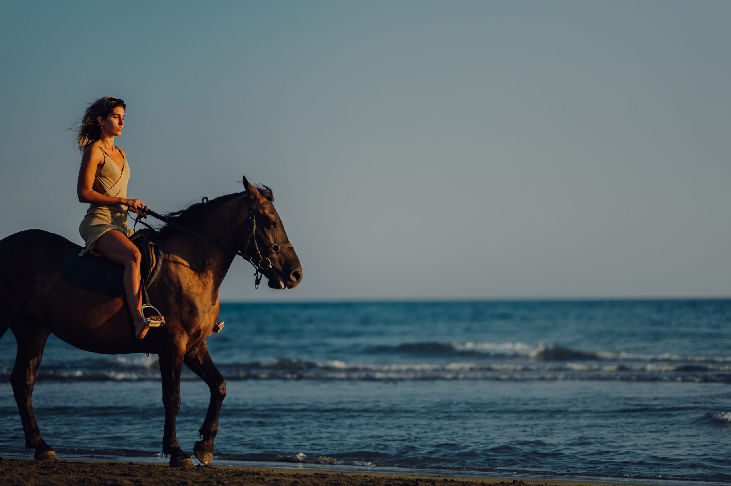 Horse Riding at Sunset